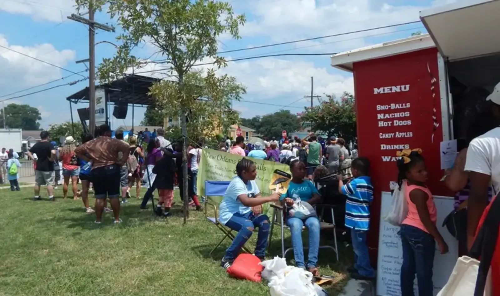 Community event in Lower Ninth Ward, New Orleans / Diane Jones Allen 