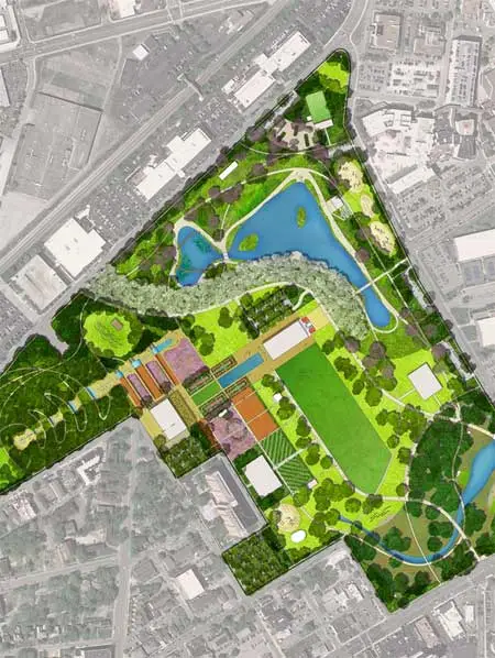 Centennial park master plan, Tennessee / Gustafson Guthrie Nichol