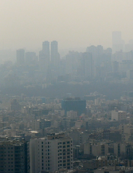 Tehran air pollution / Green Prophet