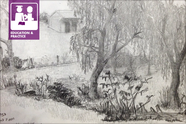 Field sketch image: Jules Bruck