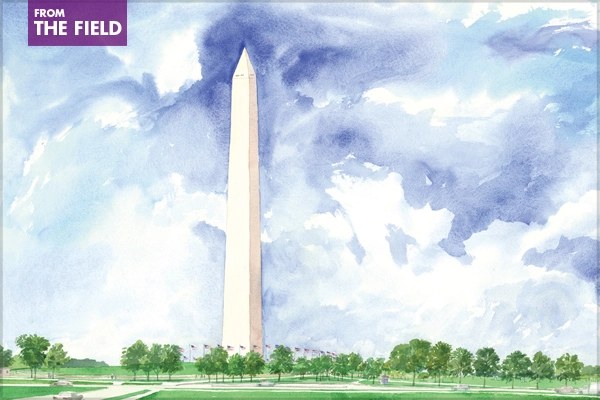 Washington Monument – 2008 General Design Honor Award Winner image: Olin Partnership