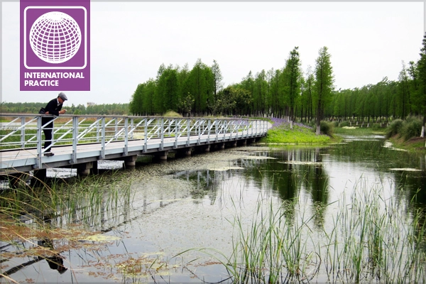 Wusong Riverfront: Landscape Infrastructure Pilot Project in its third year, Kunshan, Jiangsu Province - ASLA 2012 Analysis and Planning Honor Award Winner image: Hui-Li Lee, SWA Group