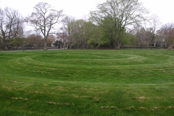 The sod maze at Chateau-sur-Mer image: Alexandra Hay