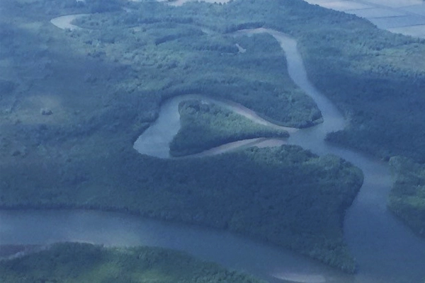 A heart-shaped island image: Lisa Bailey