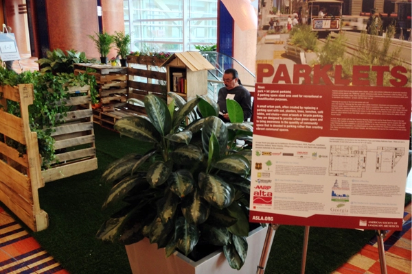 An Age-Friendly Public Space! parklet image: Deborah Steinberg