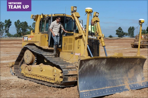 Real Time Kinematic (RTK) Construction Equipment to validate elevation during construction. image: Wildlands