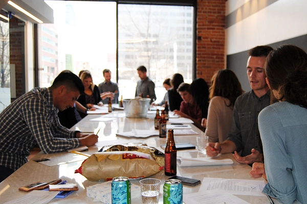 Portfolio Workshop: Student-Practitioner discussions  image: joni m. palmer