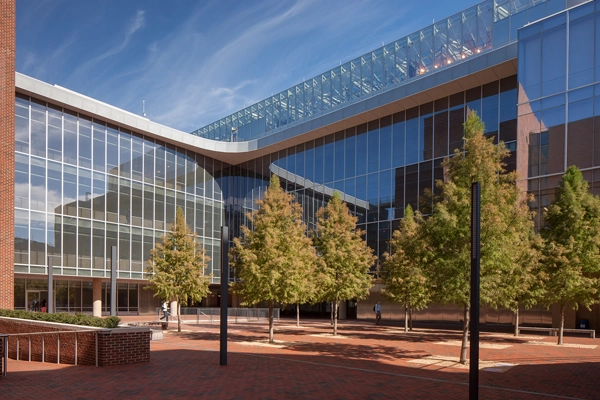University of North Carolina, Genome Sciences courtyard image: courtesy of Hoerr Schaudt