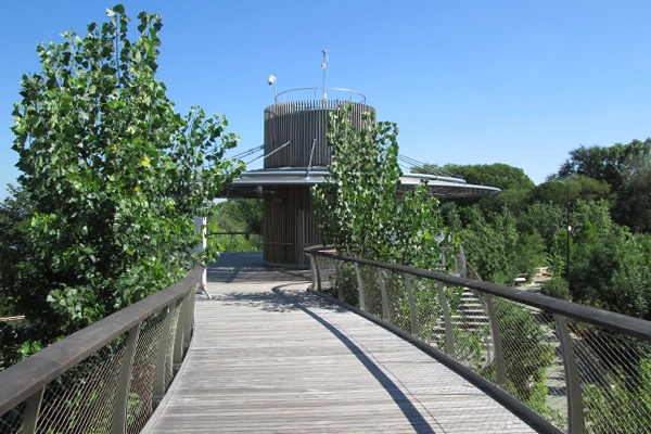 Skywalk towards Pure Energy Tower image: Lisa Horne