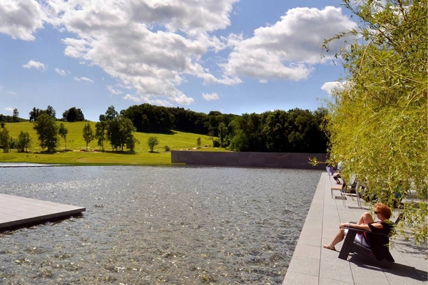 Art and Infrastructure: Community, Culture, and a Collection in the Berkshires, ASLA 2015 Professional General Design Honor Award Winner image: Steward Cairns