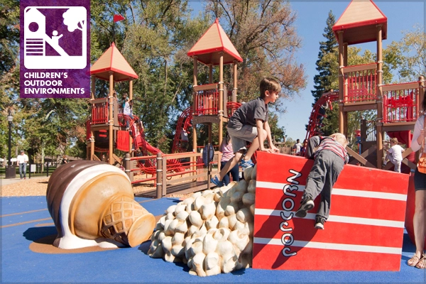 Concessions climber at McClatchy Park in Sacramento, CA, designed by Callander Associates image: Billy Hustace