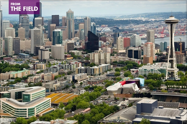 Seattle, WA - Bill & Melinda Gates Foundation Campus, 2014 Award of Excellence Winner, General Design Category image: Timothy Hursley