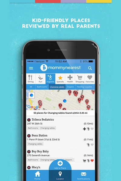 MommyNearest app image: iTunes.apple.com