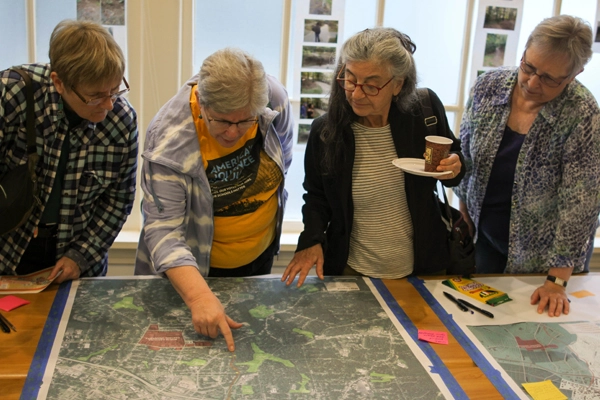 Mapping equity issues with greenway use and access image: Libbie Weimer