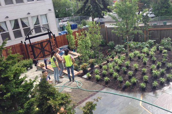 Kintsugi Garden: The Meaning of Mending - 2015 ASLA Student Awards, Honor Award Winner, Community Service Category image: Daniel Winterbottom, FASLA