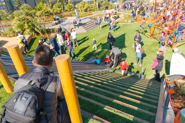 Joe DiMaggio Park, San Francisco image: Miracle Play Systems