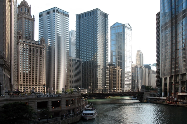 Figure.3 Downtown Chicago, IL image: Taner R. Ozdil, 2008