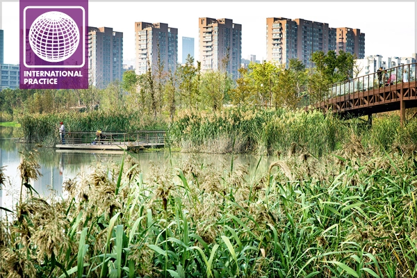 ASLA 2016 Professional General Design Honor Award Winner - Eco-Corridor Resurrects Former Brownfield by SWA image: courtesy of David Lloyd