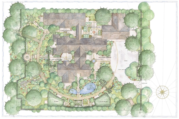 Water Calculation and Poetic Interpretation, 2016 Professional ASLA Honor Award, Residential Design Category image: Arterra Landscape Architects