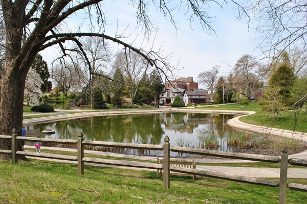 The Wilcox Park (HALS RI-1) short form historical report is the first Historic American Landscapes Survey documentation for Rhode Island. image: Library of Congress, Prints and Photographs Division, HALS RI-1