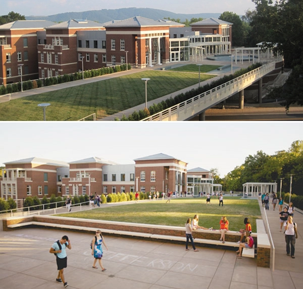 The UVA South Lawn project image: Katharyn Hurd, Andrew Sullivan