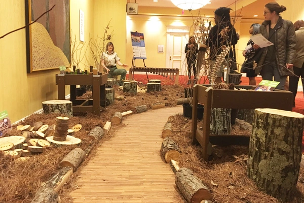 Experience the Gateway to Trails and Forests!, sponsored by Nature Explore, U.S. Forest Service, Arbor Day Foundation, and Dimensions Educational Research Foundation image: Shawn Balon