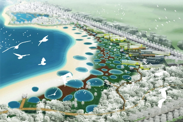 The Qinhuangdao Beach Restoration: An Ecological Surgery, Qinhuangdao City, Hebei Province, China, Turenscape, 2010 Professional ASLA Honor Award, General Design Category image: Turenscape