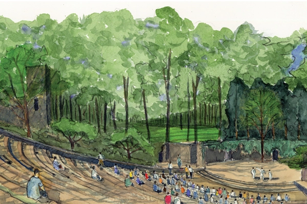 The Dignity of Restraint: A Historic Landscape Preservation Study for the University of North Carolina, Hoerr Schaudt Landscape Architects, 2011 Professional ASLA Honor Award, Analysis and Planning Category image: Hoerr Schaudt Landscape Architects
