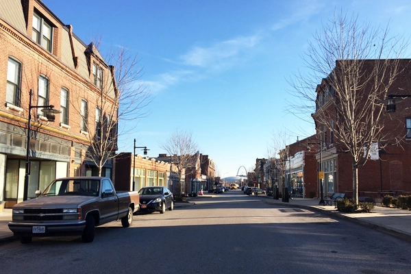 14th Street Streetscape with a view towards downtown / image credit: Shawn Balon