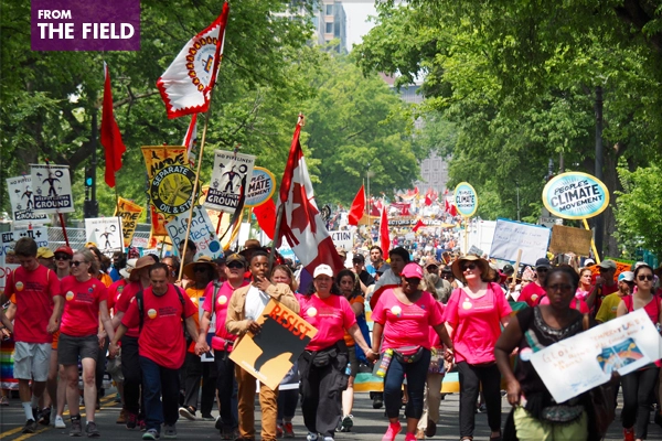 The People's Climate March in Washington, D.C., on April 29, 2017 / image: Alexandra Hay