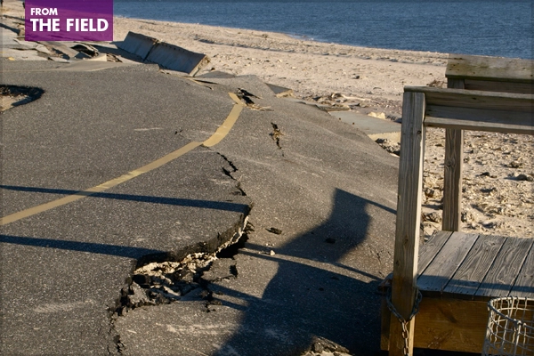 A bike path in need of some help