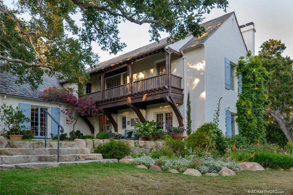 Harold S. Gladwin Residence (Jon B. and Lillian Lovelace Residence), Montecito, CA (HALS CA-129) / image: Stephen Schafer © 2016 schafphoto.com