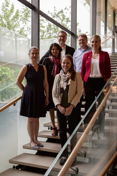 The 2017-2018 LAF Fellows: Claire Latané, Alpa Nawre, Brice Maryman, Scott Douglas, Nicole Plunkett, and Harriett Jameson Brooks / image: Landscape Architecture Foundation