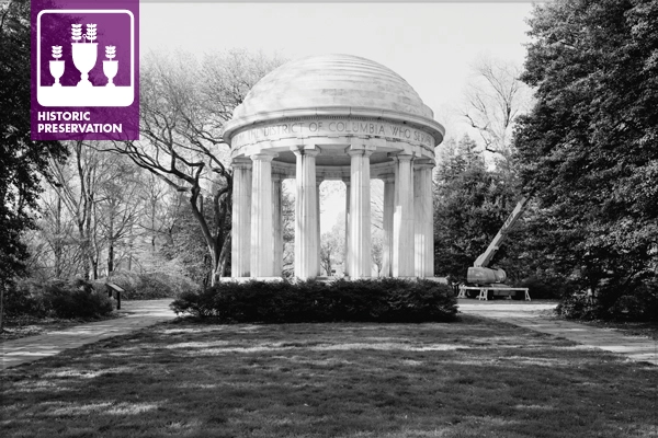 District of Columbia War Memorial / image: Library of Congress, Prints and Photographs Division, HABS DC-857-5