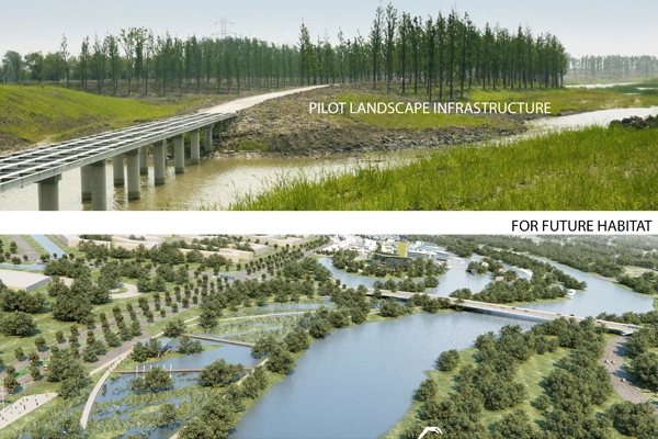 ASLA 2012 Professional Analysis and Planning Honor Award. Wusong Riverfront: Landscape Infrastructure Pilot Project, Kunshan City, Jiangsu Province, China. SWA Group. / image: Hui-Li Lee, Chih-Wei Chang, and Mandana Parvinian