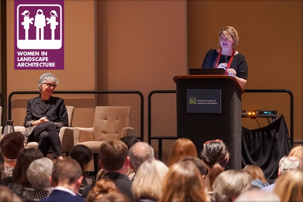 Gina Ford, FASLA, presenting during the 2018 ASLA annual meeting