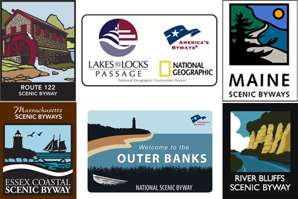 Scenic byways collage