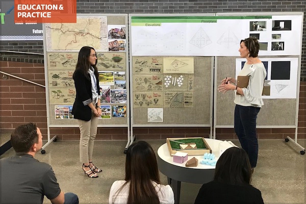 Student final project presentation