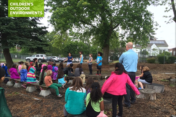 Hough Elementary School’s outdoor classroom