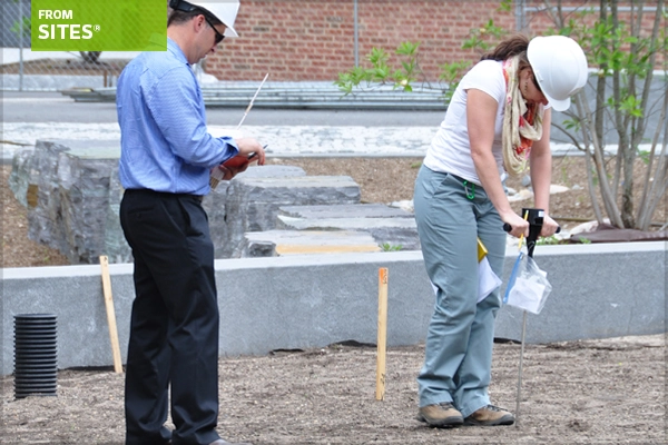 Soil penetrometer field demonstration