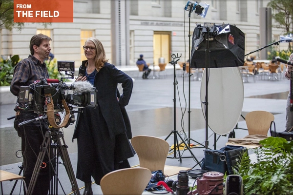 Kathryn Gustafson at the National Portrait Gallery