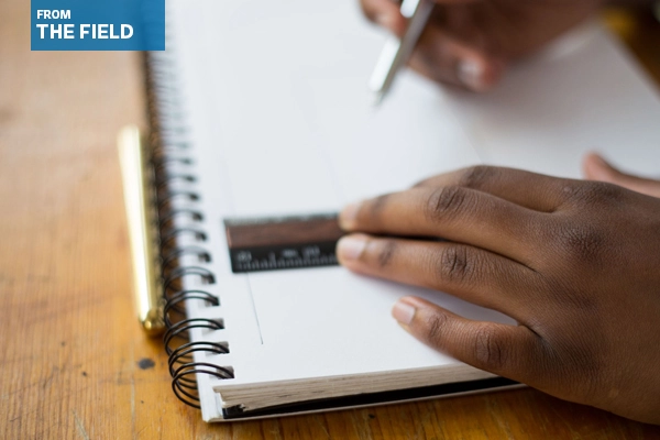 Precise drawing with ruler