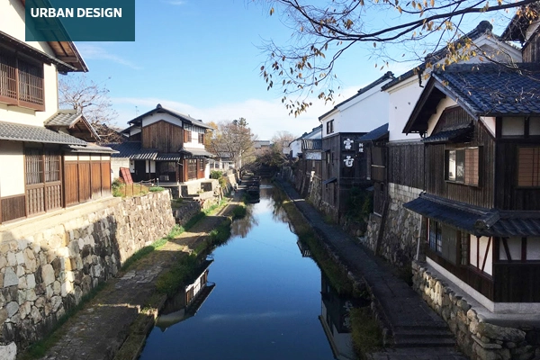 Old merchant houses in Japan