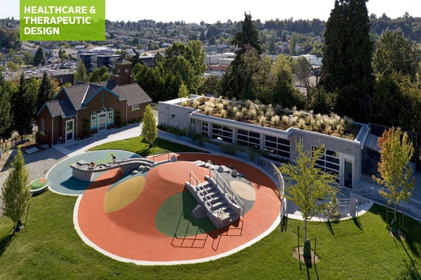 Children's garden play space