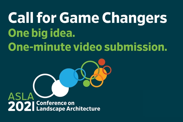 Call for Game Changer presentations graphic