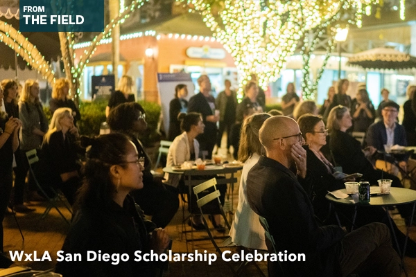 Photo of the audience at a WxLA event in San Diego