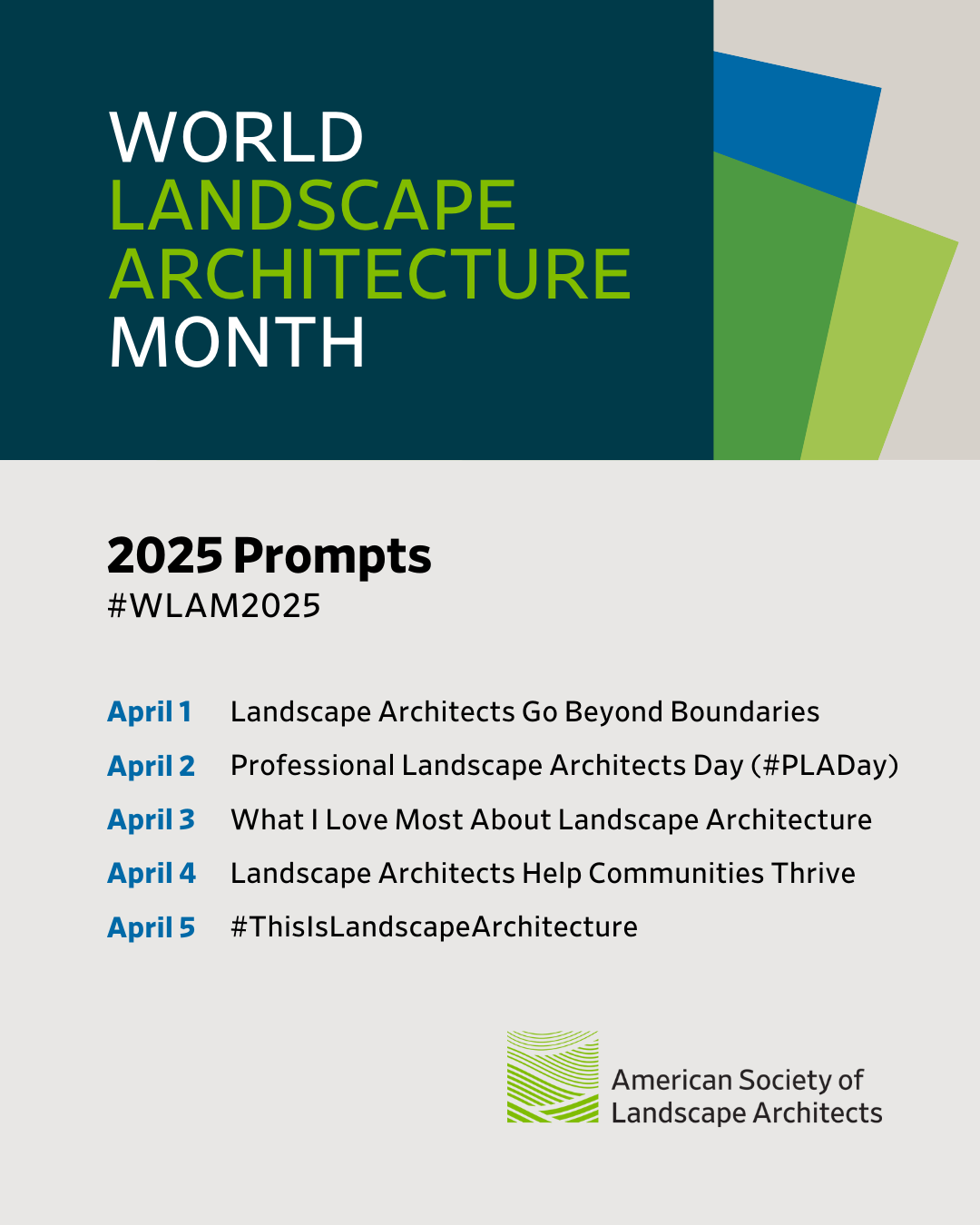 WLAM 2025 Prompts