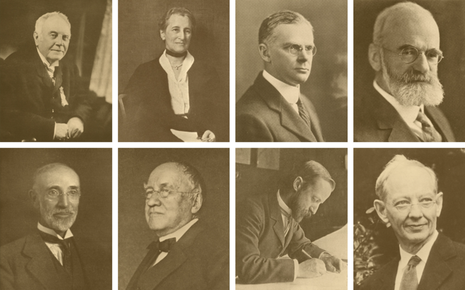 Eight of the eleven founding members of ASLA