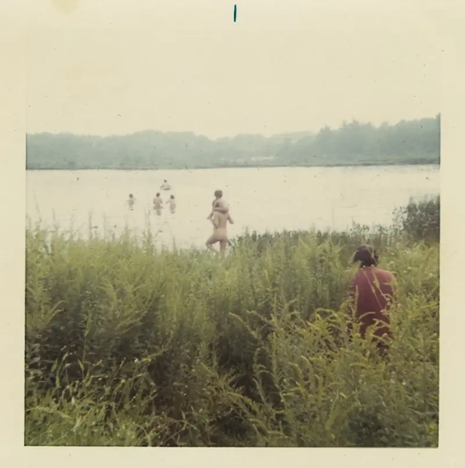 Hippies enjoying Filippini Pond / C. Alexander, 1969, Bethel Woods Archive