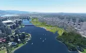 False Creek in 2100. Sea2City Design Challenge, Vancouver, British Columbia, Canada / Mithun